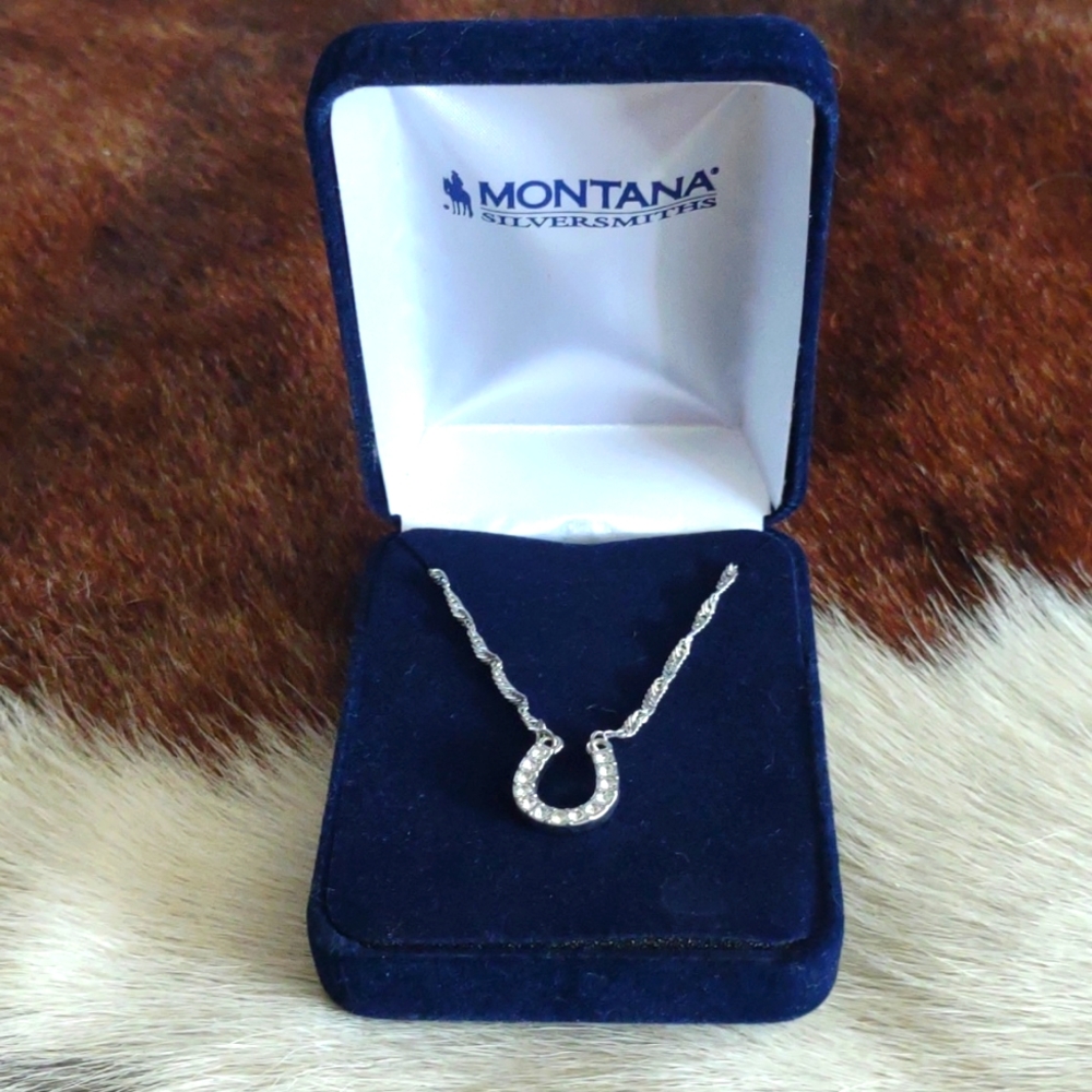 Montana Silversmiths horseshoe necklace